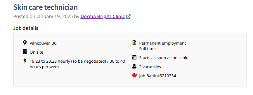 skin care specialist